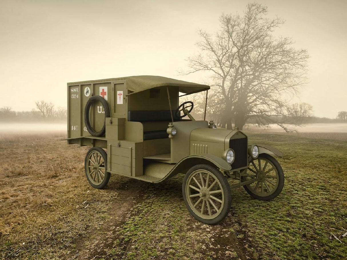 Icm Model T 1917 Ambulance, Wwi American Car