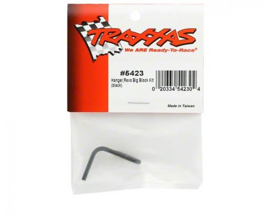 TRAXXAS hanger, Revo big block kit (black)