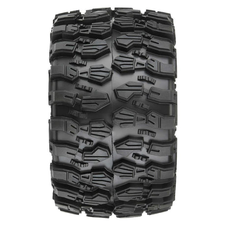 Proline 1/10 Hyrax Front/Rear 2.8In Mt Tires Mounted 12mm Blk Raid (2