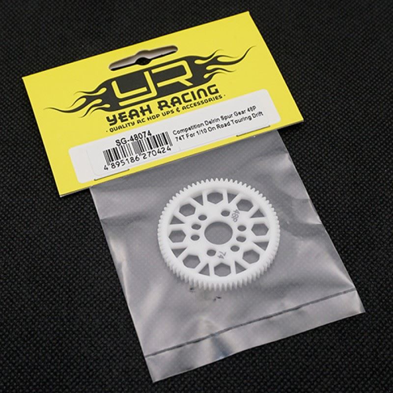 Yeah Racing Competition Delrin Spur Gear 48P 74T For 1/10 On Road Touring Drift