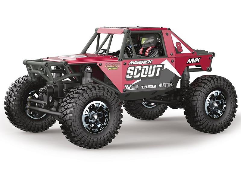Scout-24 1/24Th Rock Crawler - Red