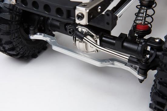 GMADE GS01 MACHINED STEERING LINK 116MM (SILVER)