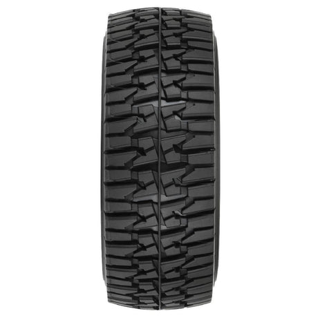 Proline 1/7 Mirage Tt Belted F/R Tires Mtd 17mm Blk Raid (2): Mojave