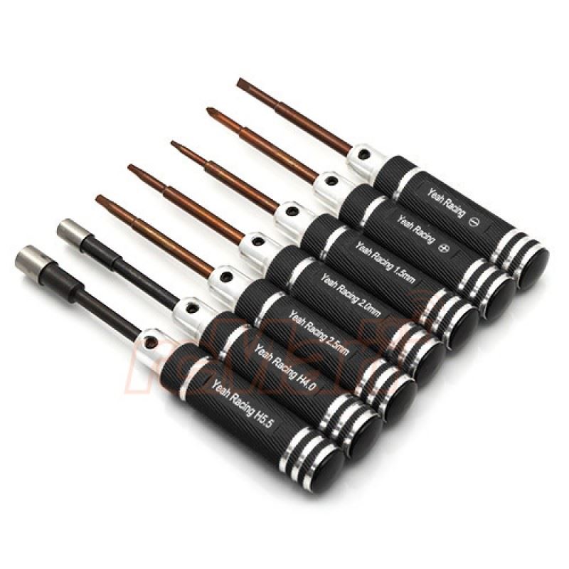 Yeah Racing Mini Tools Set w/ Tool Bag For RC CAR Black