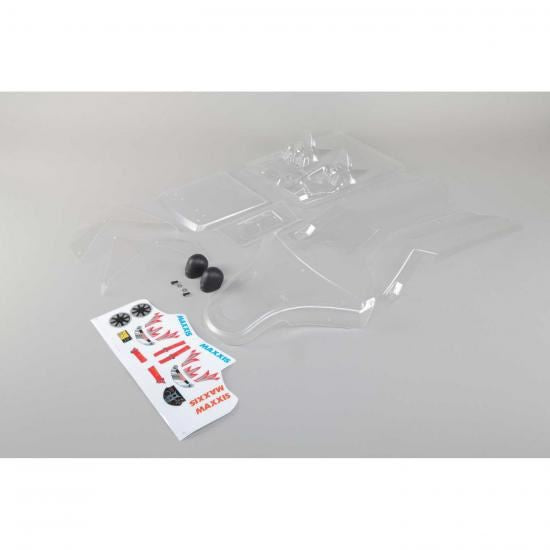 Losi Body Set w/sticker sheet, Clear: DBXL-E (Losi250018)