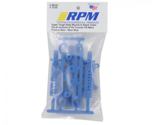 RPM T/E-Maxx Shock Tower & Mounts - Blue