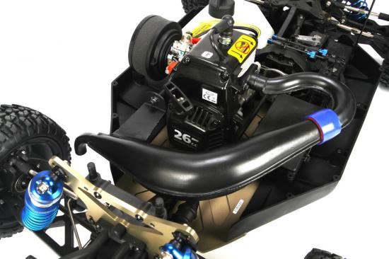 Losi Tuned Exhaust Pipe, 23-30cc Gas Engines: 5IVE-T (LosiR8020)