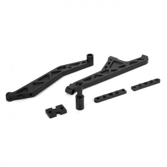 Losi FR/RR Chassis Brace & CNTR Diff Spcr: MTXL (Losi251037)