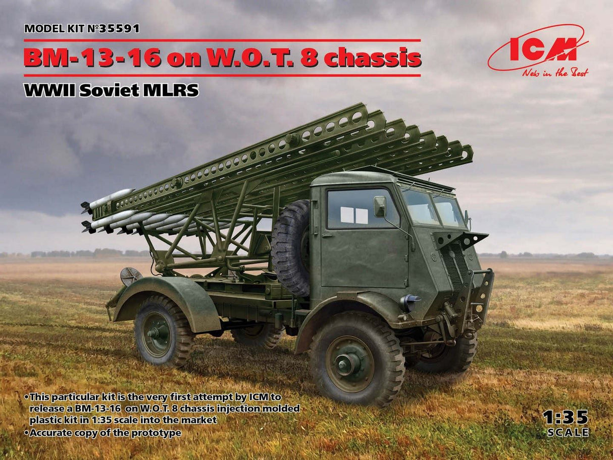 Icm Bm-13-16 On W.O.T. 8 Chassis, Wwii Soviet Mlrs