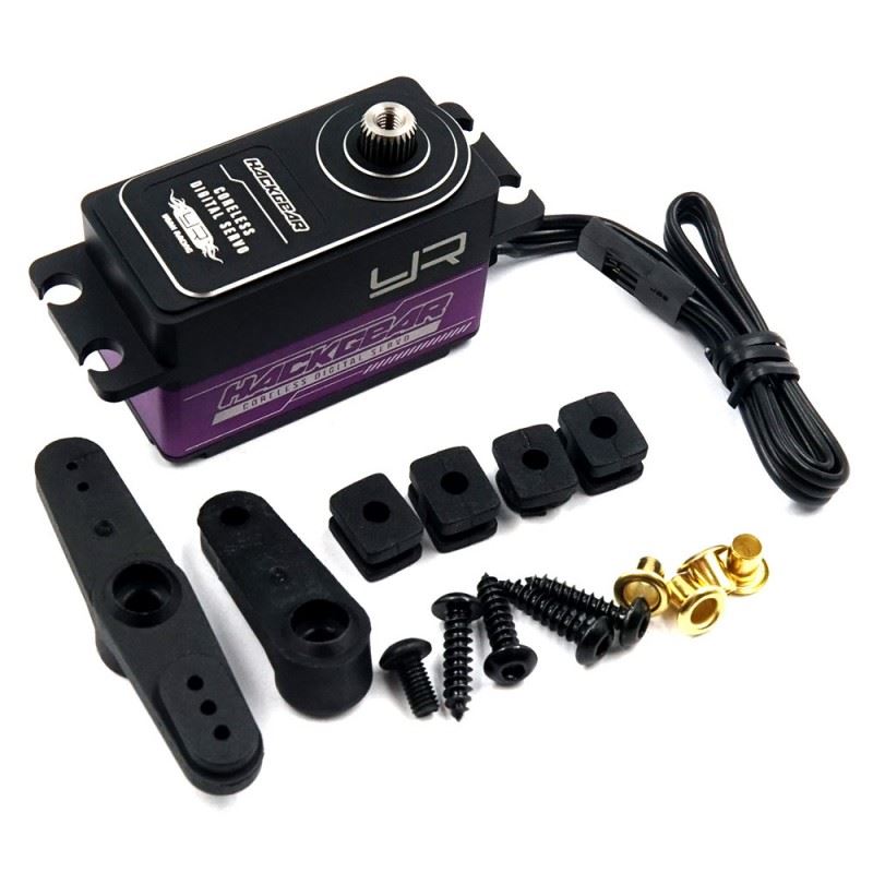 Yeah Racing Aluminum Case Low Profile Digital High Speed Coreless Servo For 1/10 RC Purple