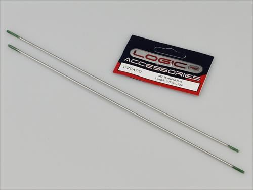 RACTIVE M2x200mm Threaded Rod A2 Stainless Steel 2pk