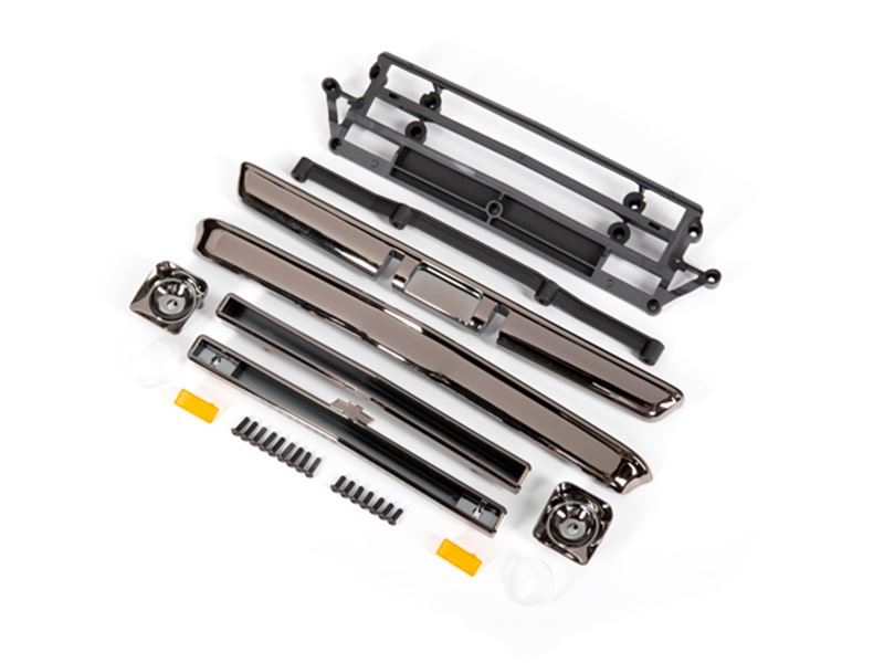 Traxxas Drag Slash Chevrolet C10 Body Accessories (Black Chrome)