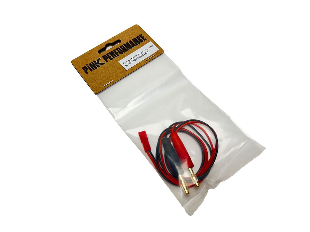 Charge Cable 30Cm Pink Performance - Banana To Jst