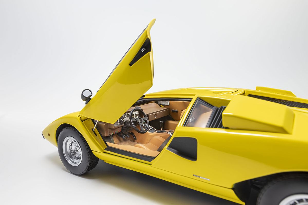 Kyosho 1:18 Lamborghini Countach Lp400 1974 Yellow