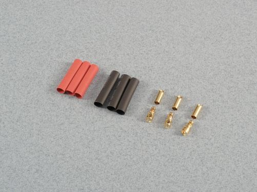 FUSION 3.5mm Gold Connector Set 3prs