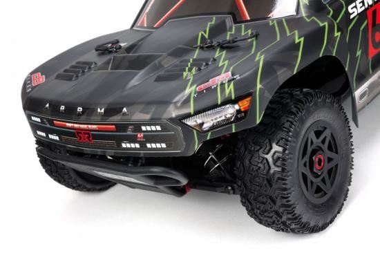 ARRMA SENTON 6S BLX Painted Body Black/Green