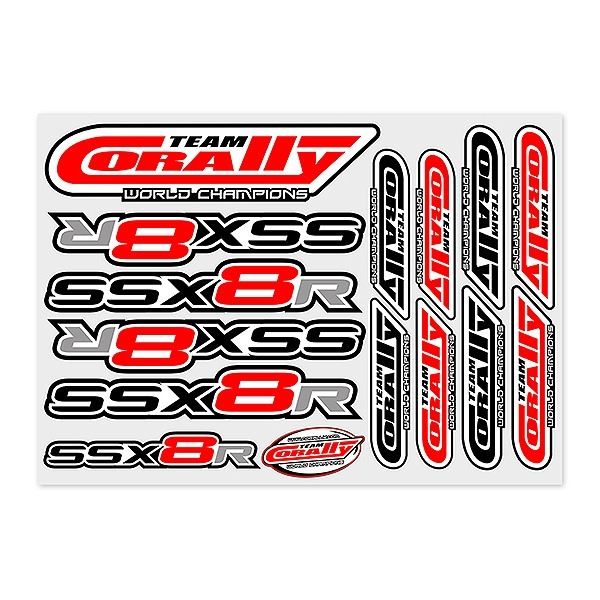 Corally Stickersheet Ssx8R Precut 210X148mm 1 Pc