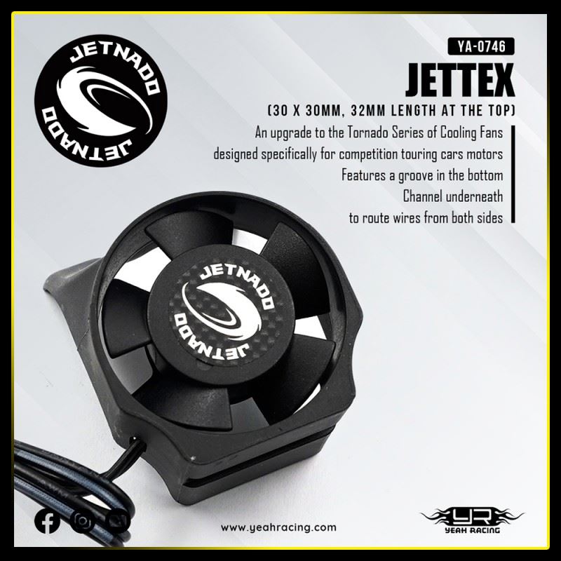 Yeah Racing Jetnado Jettex 300 Shrouded Super High Speed Fan 30Mm