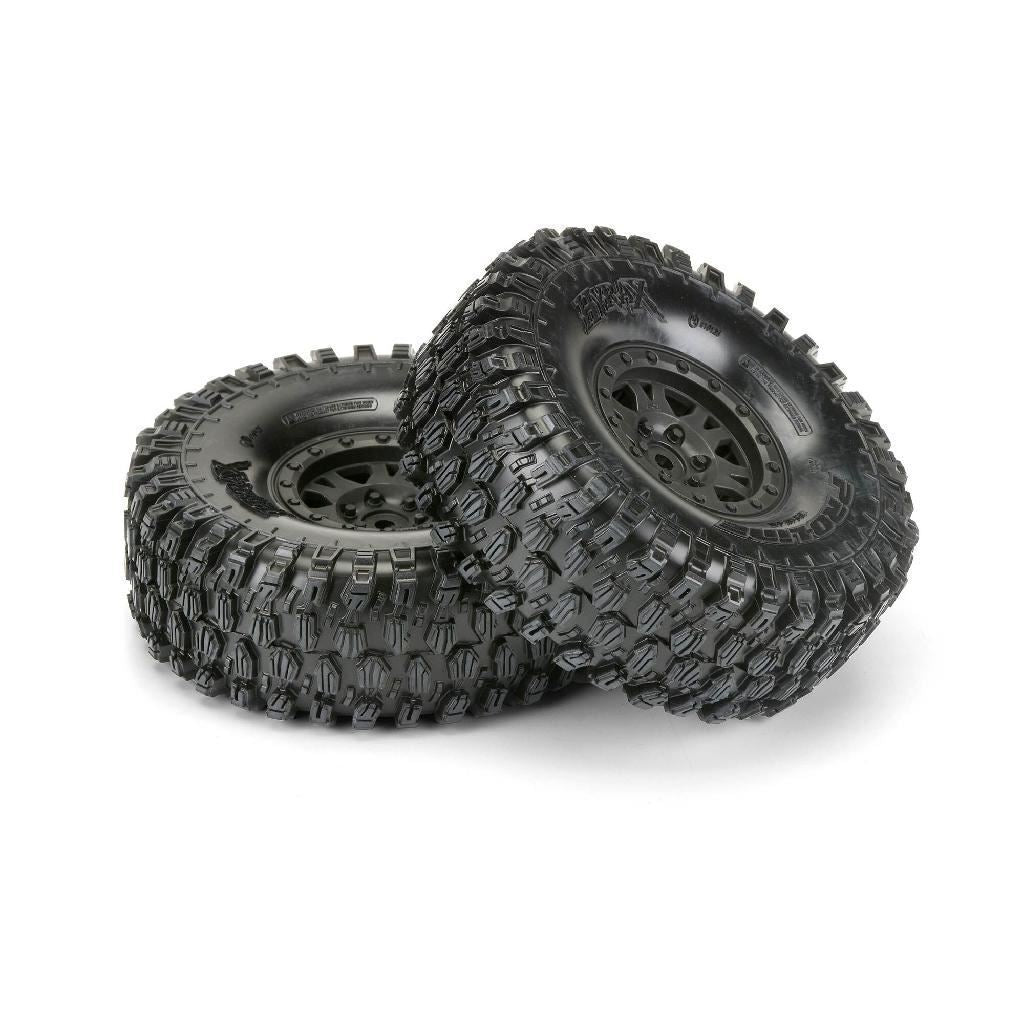 Proline 1/10 Hyrax G8 F/R 1.9In Crawler Tires Mounted 12mm Black Impu