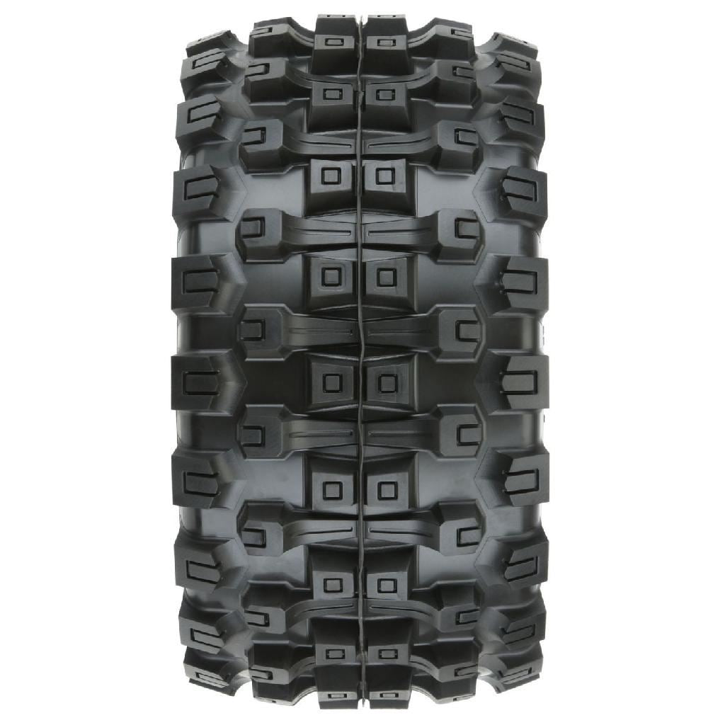 Proline 1/8 Badlands Mx38 Hp Belted F/R 3.8In Mt Mounted 17mm Blk Rai