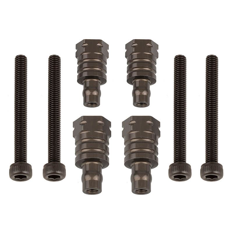 Team Associated Rc8B4.1/E Ft Shock Bushings 12.5Mm/16Mm Aluminium