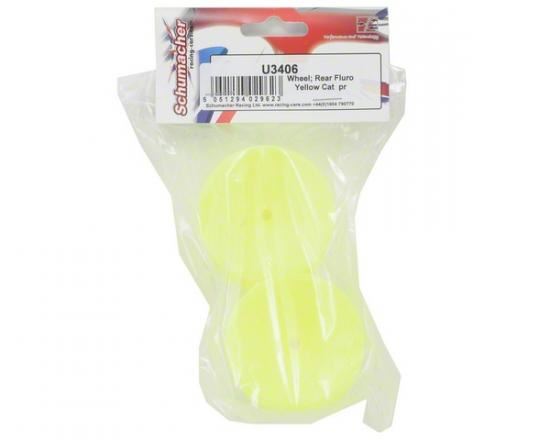 Schumacher Wheel; Rear Fluro Yellow - Cat pr