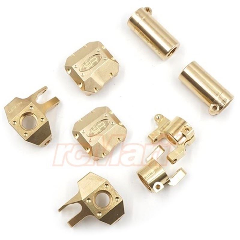 Yeah Racing Brass Upgrade Parts Set For Axial SCX10 II