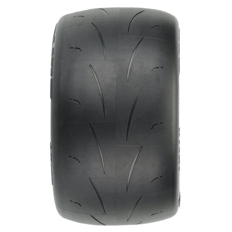 Proline 1/10 Prime Front/Rear 2.8In Street Mt Tires Mounted 12mm Blk