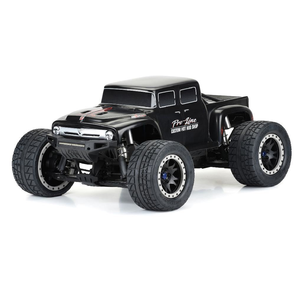 Pro 1/5 Pre-Cut Ford F-100 Bash Armor Black Body: X-Maxx