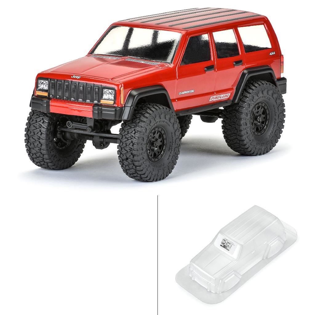 Pro 1/24 2001 Jeep Cherokee Clear Body: Scx24