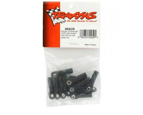 TRAXXAS Rod ends (12)/ hollow balls (12) (fits Jato, includes 4 holl