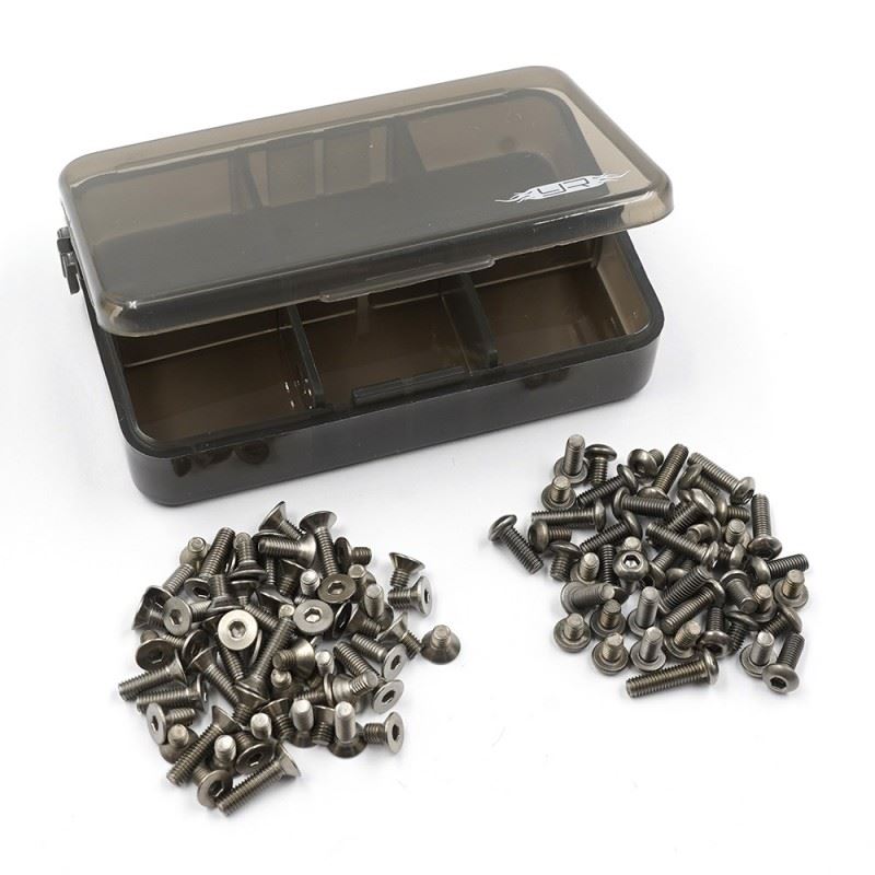 Yeah Racing Titanium Screw Assorted Set W/Box For Mugen Mtc-3