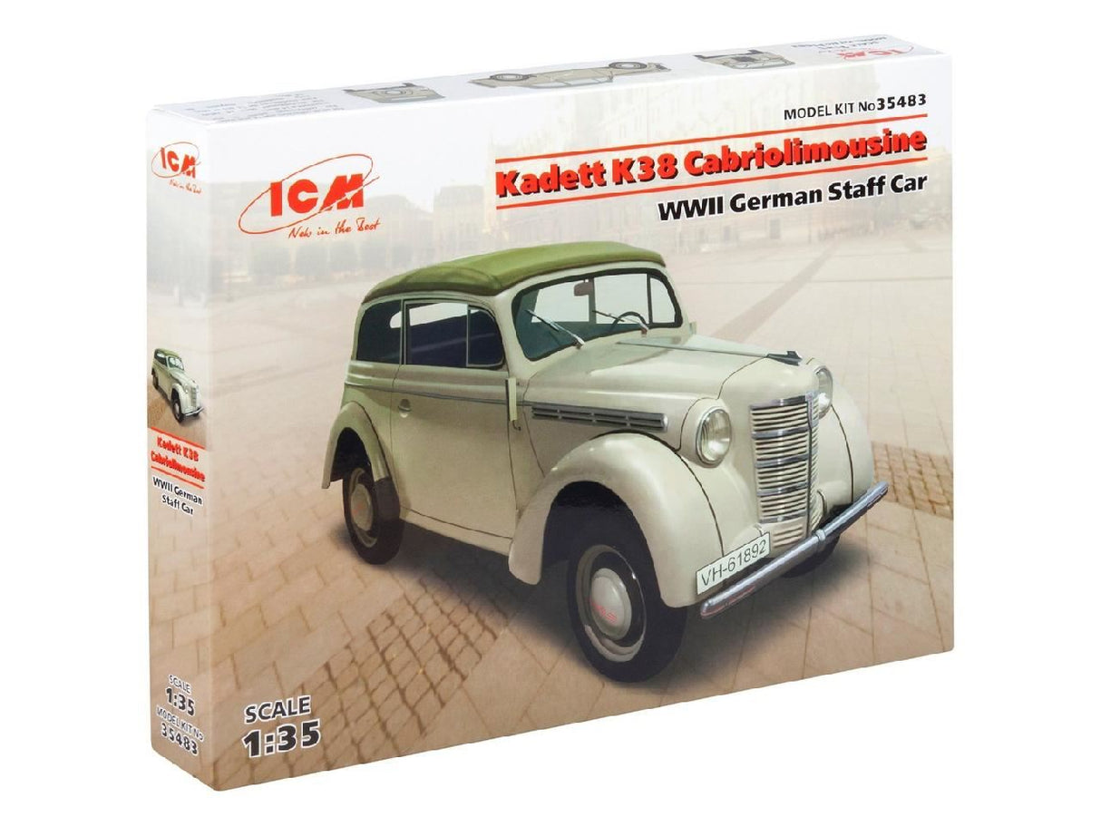 Icm Kadett K38 Cabriolimousine, Wwii German Staff Car
