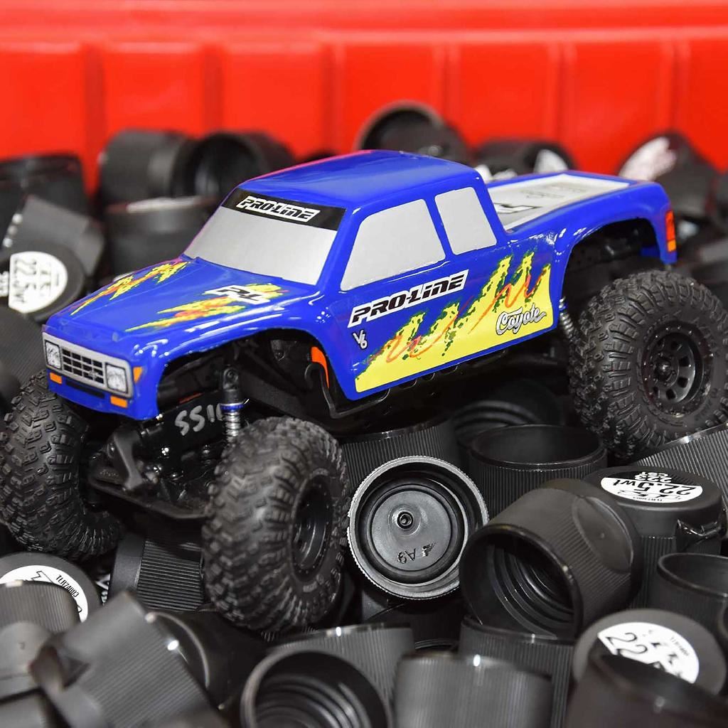 Pro-Line 1/30 Pre-Cut Coyote High Performance Blue Body For Axial Scx