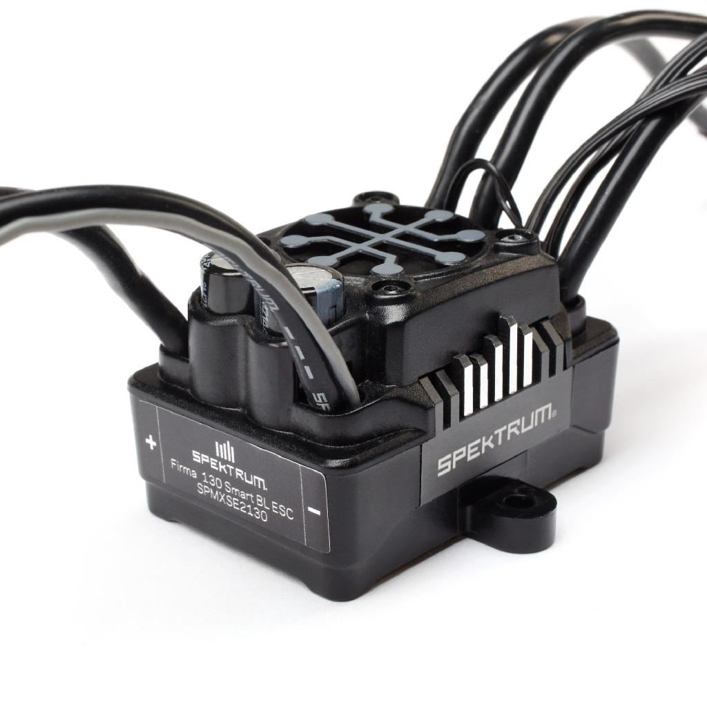 Spektrum Firma 130A Black Edition Brushless Smart ESC V2, 2S-4S