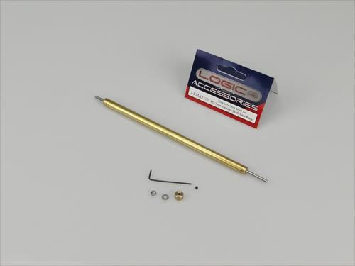 RACTIVE Fine Line Prop Shaft 5in M2/2mm Stainless 6mm dia Tube