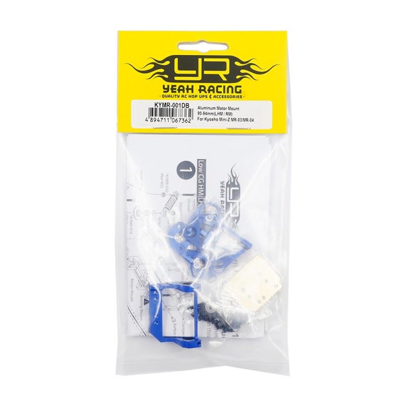 Yeah Racing Aluminum Motor Mount 90-94Mm(Lhm / Rm) For Kyosho Mini-Z Mr-03/Mr-04