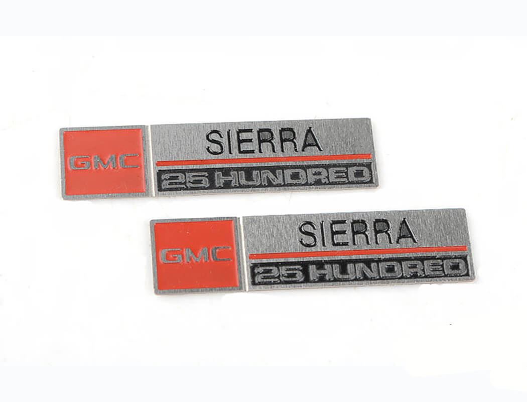 Rc4Wd Rear & Side Metal Gmc Emblems - Chevrolet Blazer/K10