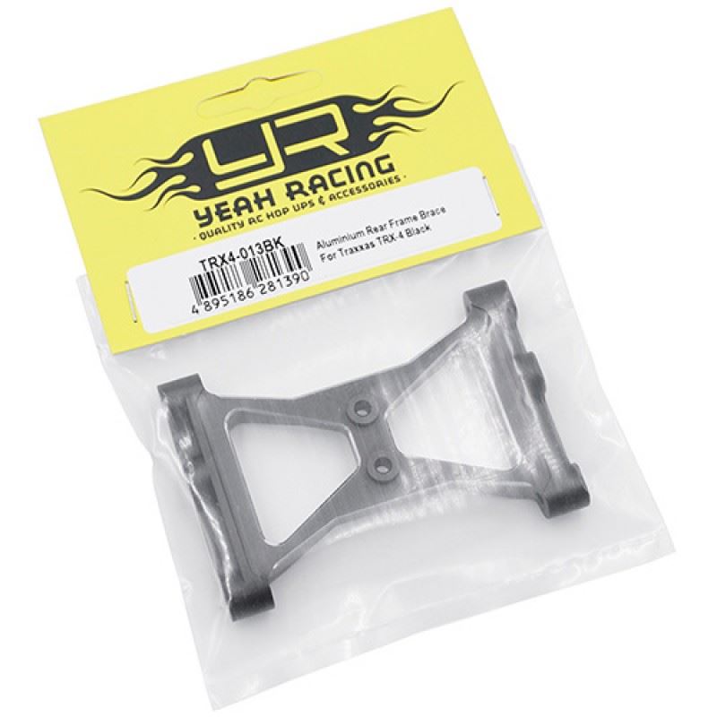 Yeah Racing Aluminium Rear Frame Brace For Traxxas TRX-4 Black