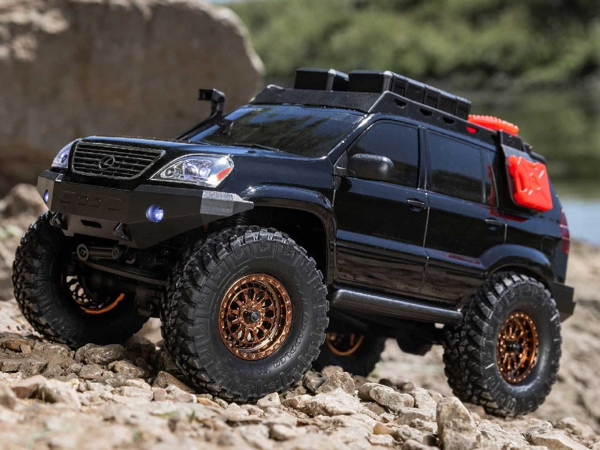 Axial 1/24 Scx24 Lexus Gx 470 4X4 Rock Crawler Rtr, Black