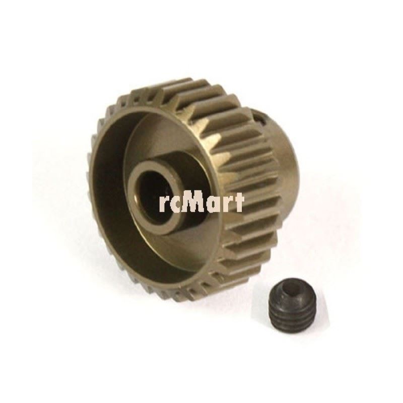 Yeah Racing Aluminum 7075 Hard Coated Motor Gear/Pinions 64P 34T
