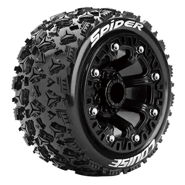 LOUISE RC ST-SPIDER 1/16 SOFT BLACK TRX 1 16 E-REVO FR & R