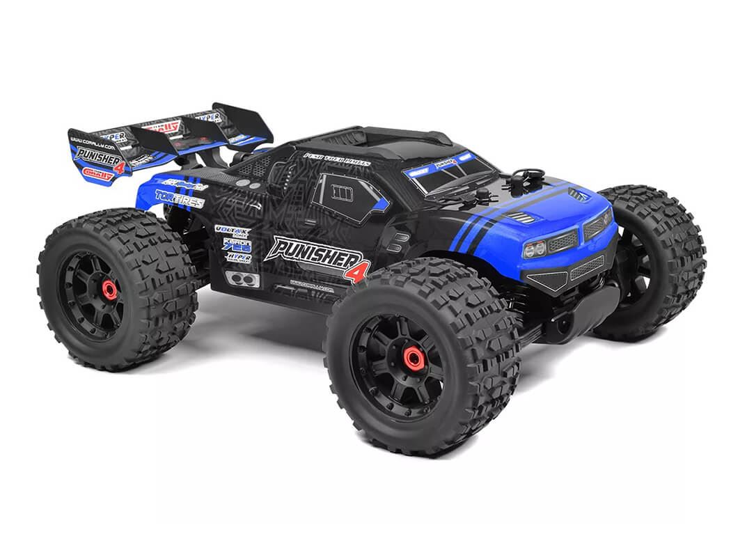 Corally Punisher 4 Brushless 4S Basher Truck Rtr - Blue