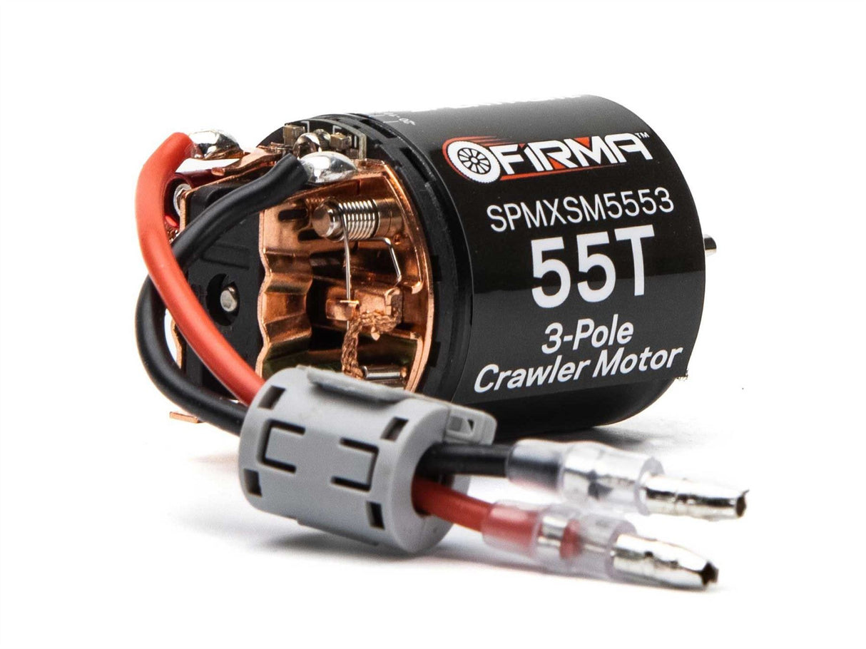 Spektrum Firma 55T Rebuildable 3-Pole Brushed Crawler Motor