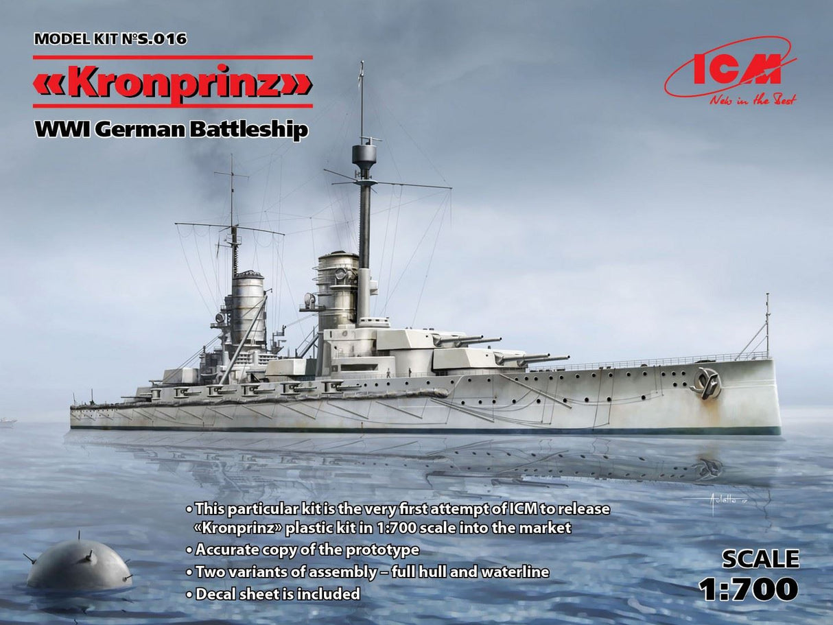Icm 'Kronprinz', Wwi German Battleship