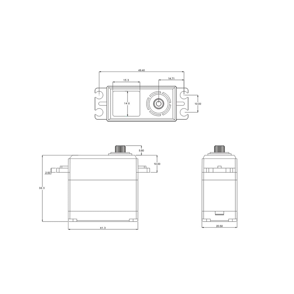 Srt Ch620S 1/8 Scale Hv Coreless Servo