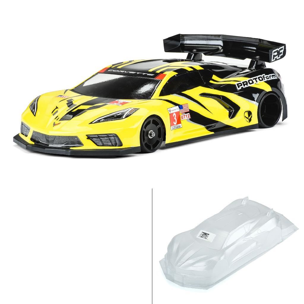 PRM 1/12 Chevrolet Corvette C8 Clear Body: GT12