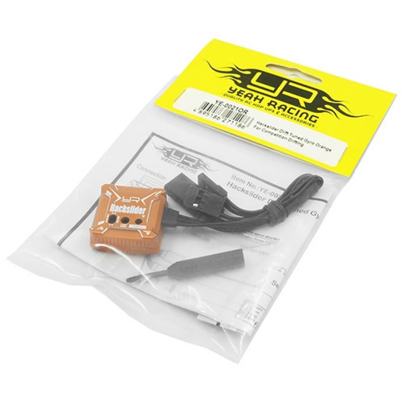 Yeah Racing Hackslider Drift Tuned Gyro Orange For Competition Drifting