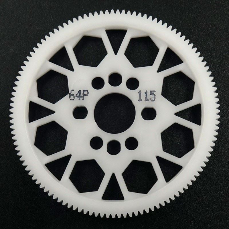 Yeah Racing Competition Delrin Spur Gear 64P 115T For 1/10 On Road Touring Drift