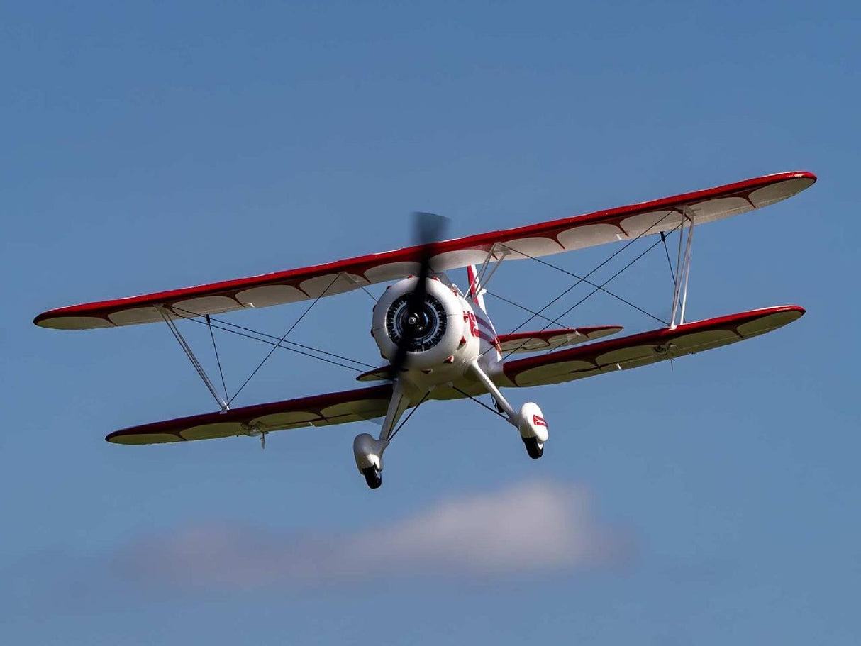 E Flite UMX WACO BNF Basic with AS3X and SAFE Select, White